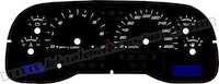 01-03 Dodge Durango Edge Style Gauge Face KMH