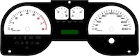 05 Mustang GT 4-Gauge 500-Style Gauge Face kmh