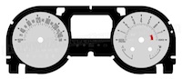 2013-2014 Ford Mustang Gauge Face KMH Silver
